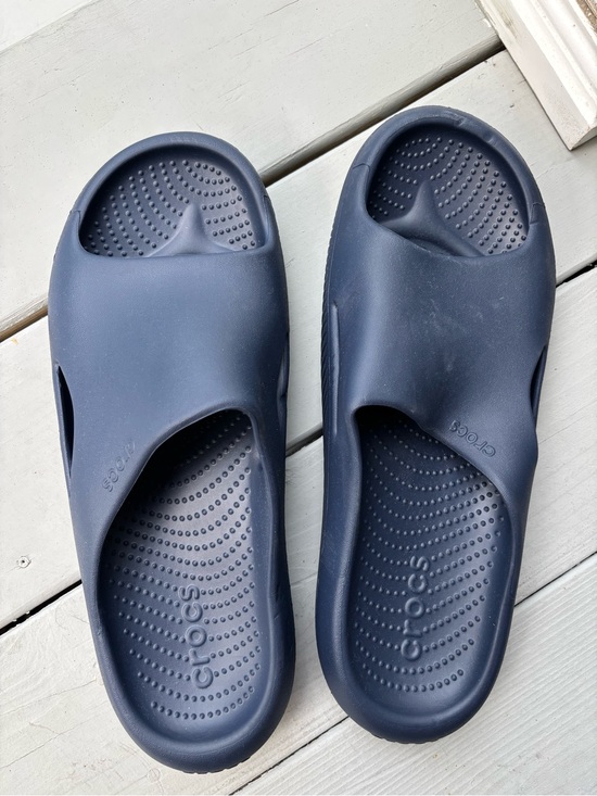 CROCS Other - Crocs Men’s Navy Slide Sandals: Brand new size 12